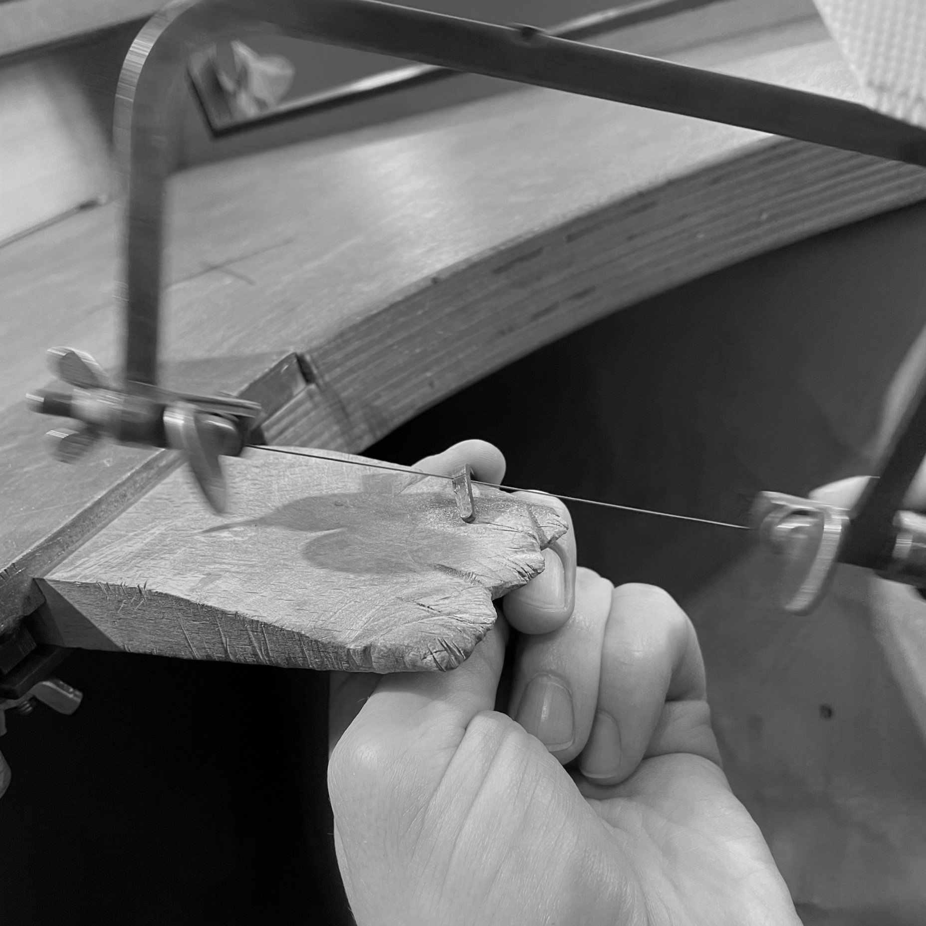 Ringe schmieden in der Goldschmiede!